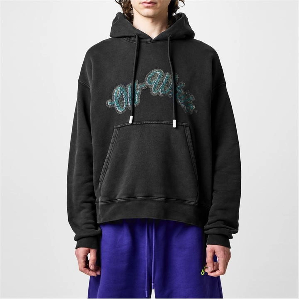 Off White Bacchus Skate Hoodie - Black